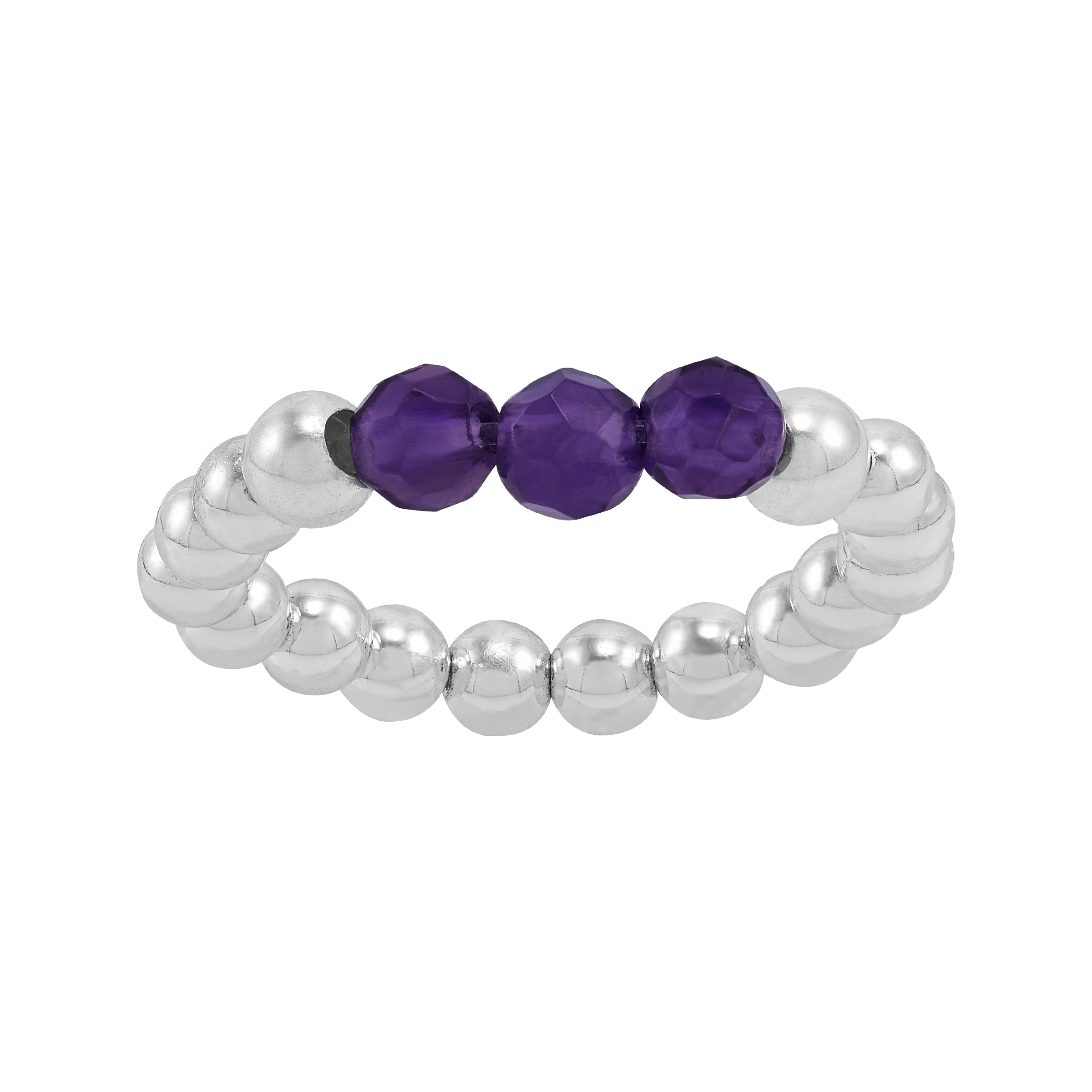 Fun Delight Stretch Ring, Purple