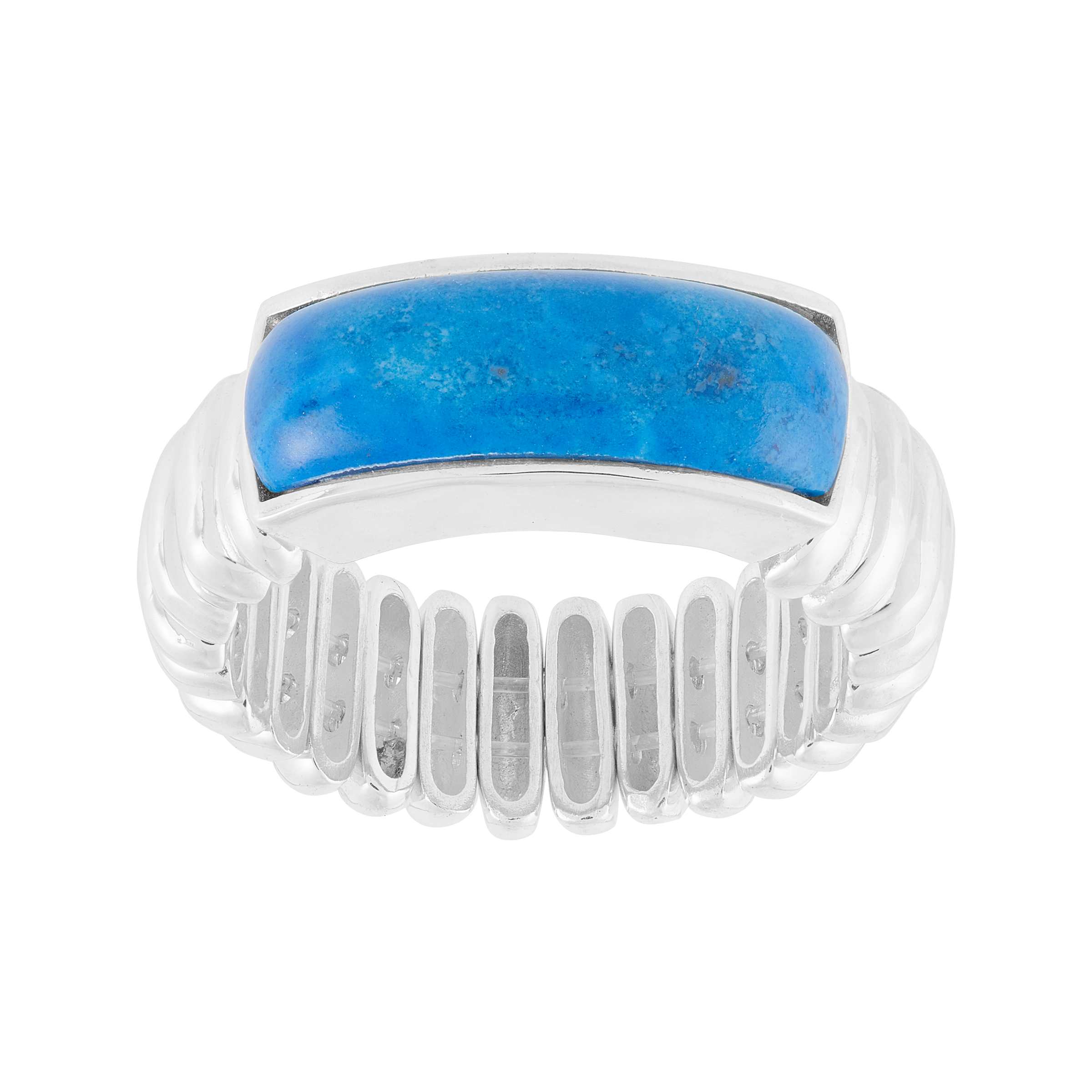 Blue Glow Stretch Ring